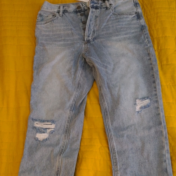 NWT Vici Kason Distressed High Rise Straight Jeans 29 - Picture 4 of 5